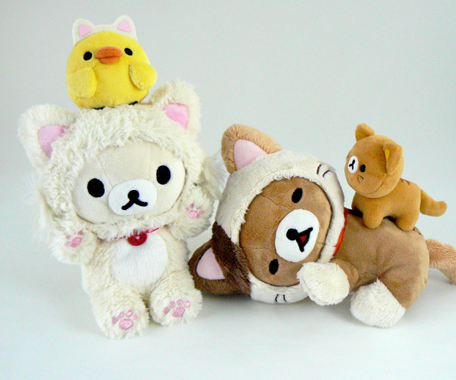 もっと♪のんびりネコ」テーマの限定ぬいぐるみが登場| いつでもリラックマ