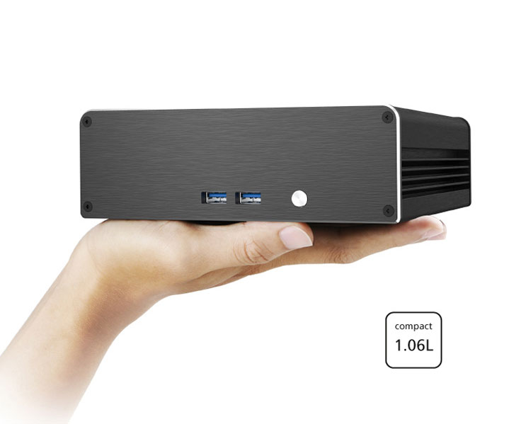 Fanless Intel NUC 11 Pro i3 in Compact Aluminium Case