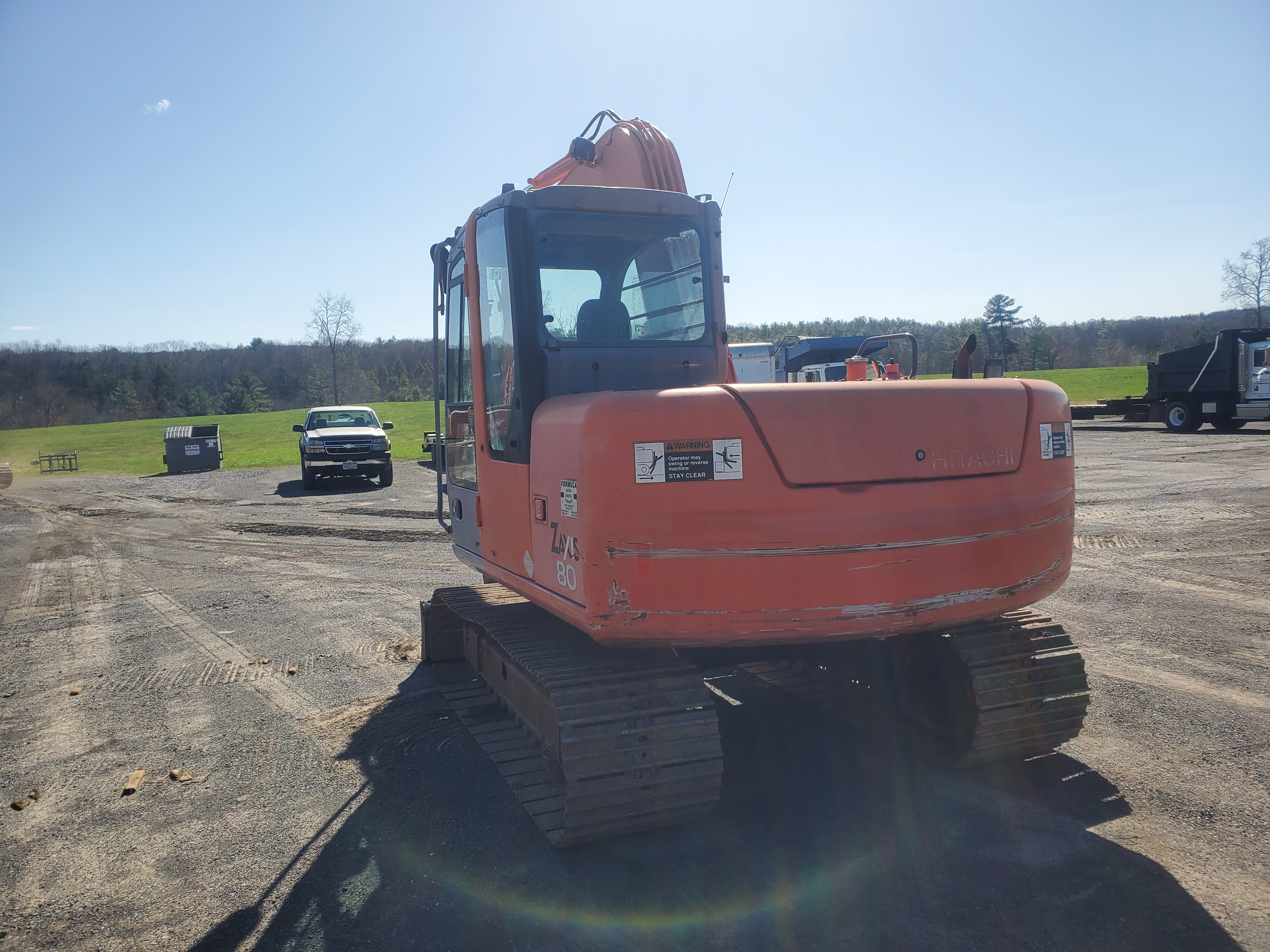 HITACHI ZX80 Midi Excavator - 16,000lb, Geith Thumb Blade, A/C