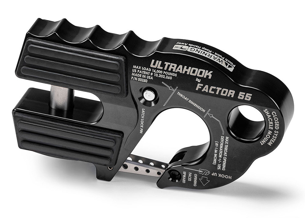 Factor 55 UltraHook, Black - 00250-04 | Offroad Alliance
