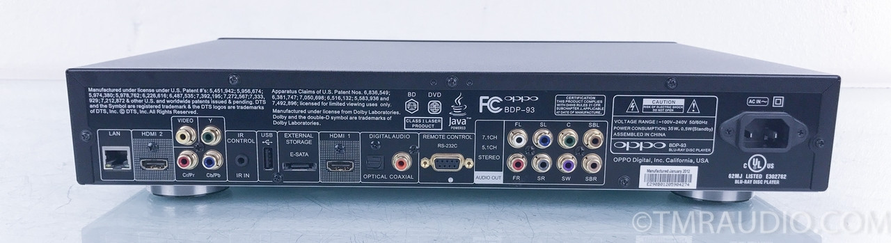 Oppo BDP-93 Blu-ray Disc Player