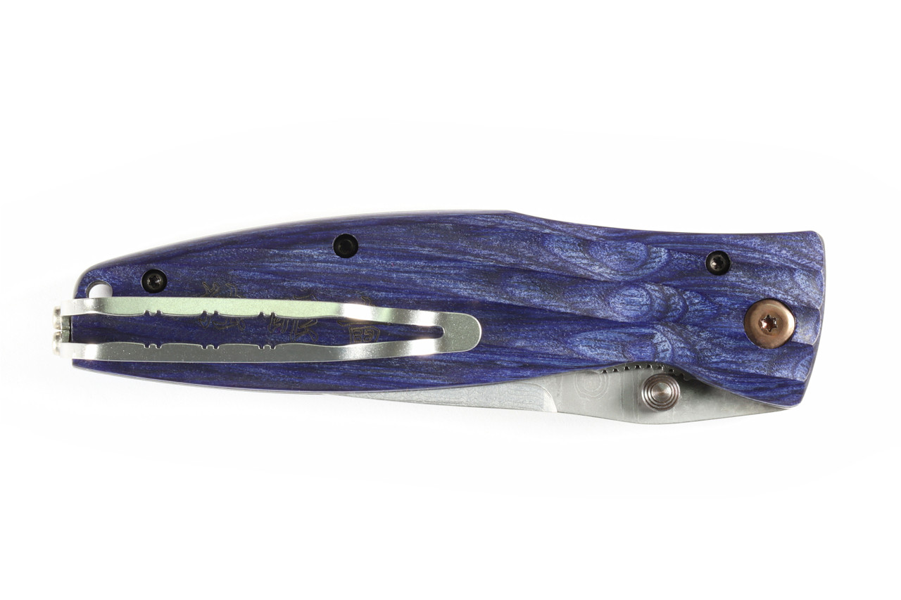 MC-186D Sengoku Date Masamune Samurai VG-10 Core Damascus Blue