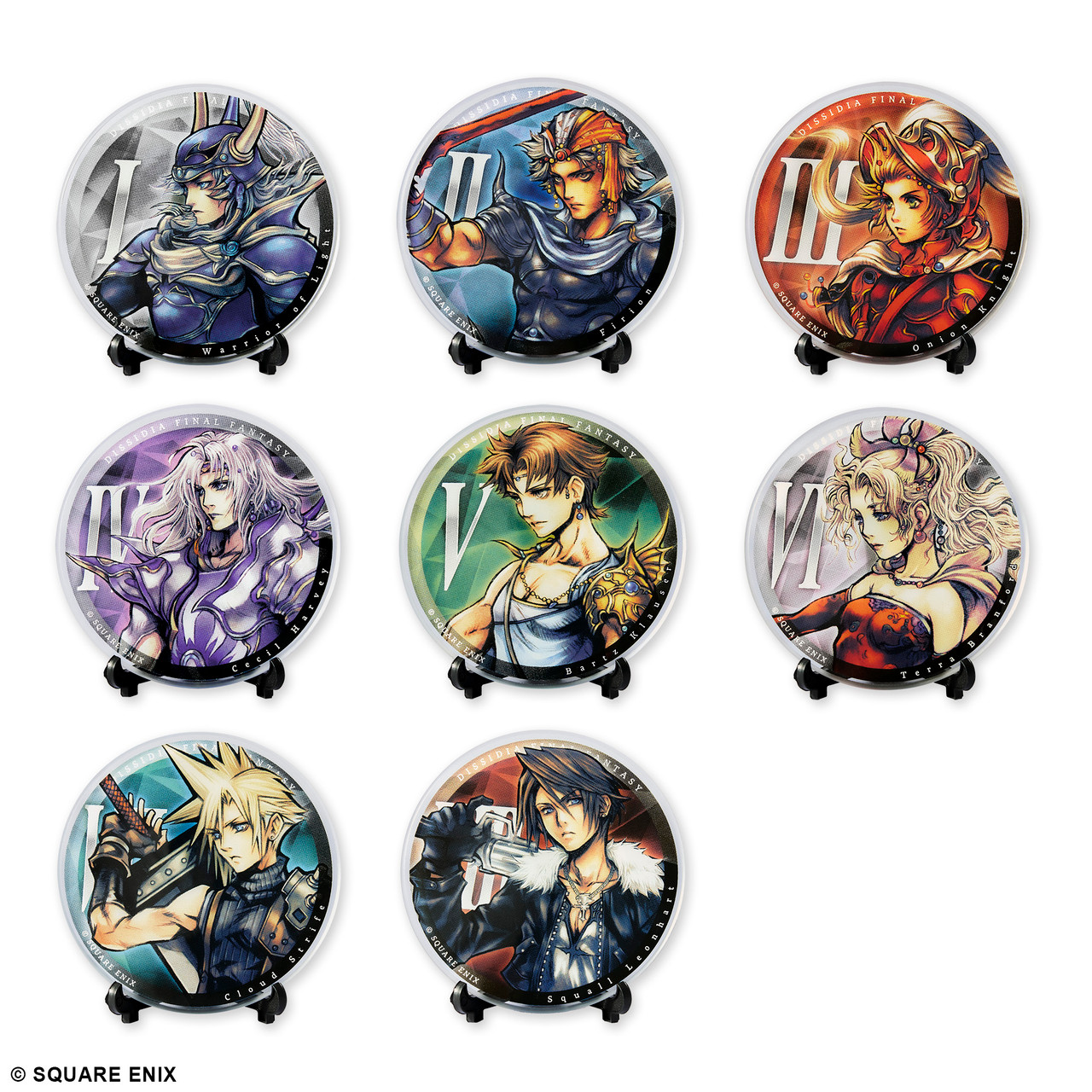 DISSIDIA FINAL FANTASY Glass Plate Collection Vol. 1 (DISPLAY