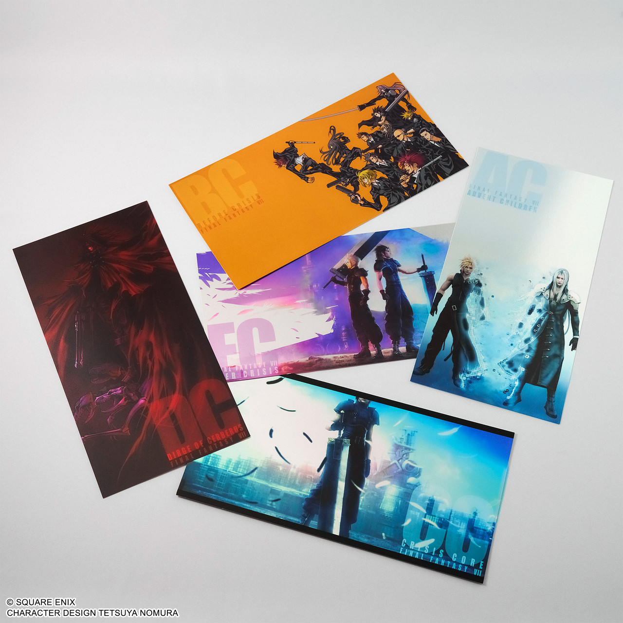 FINAL FANTASY VII SERIES METALLIC LARGE POSTCARD SET | SQUARE ENIX