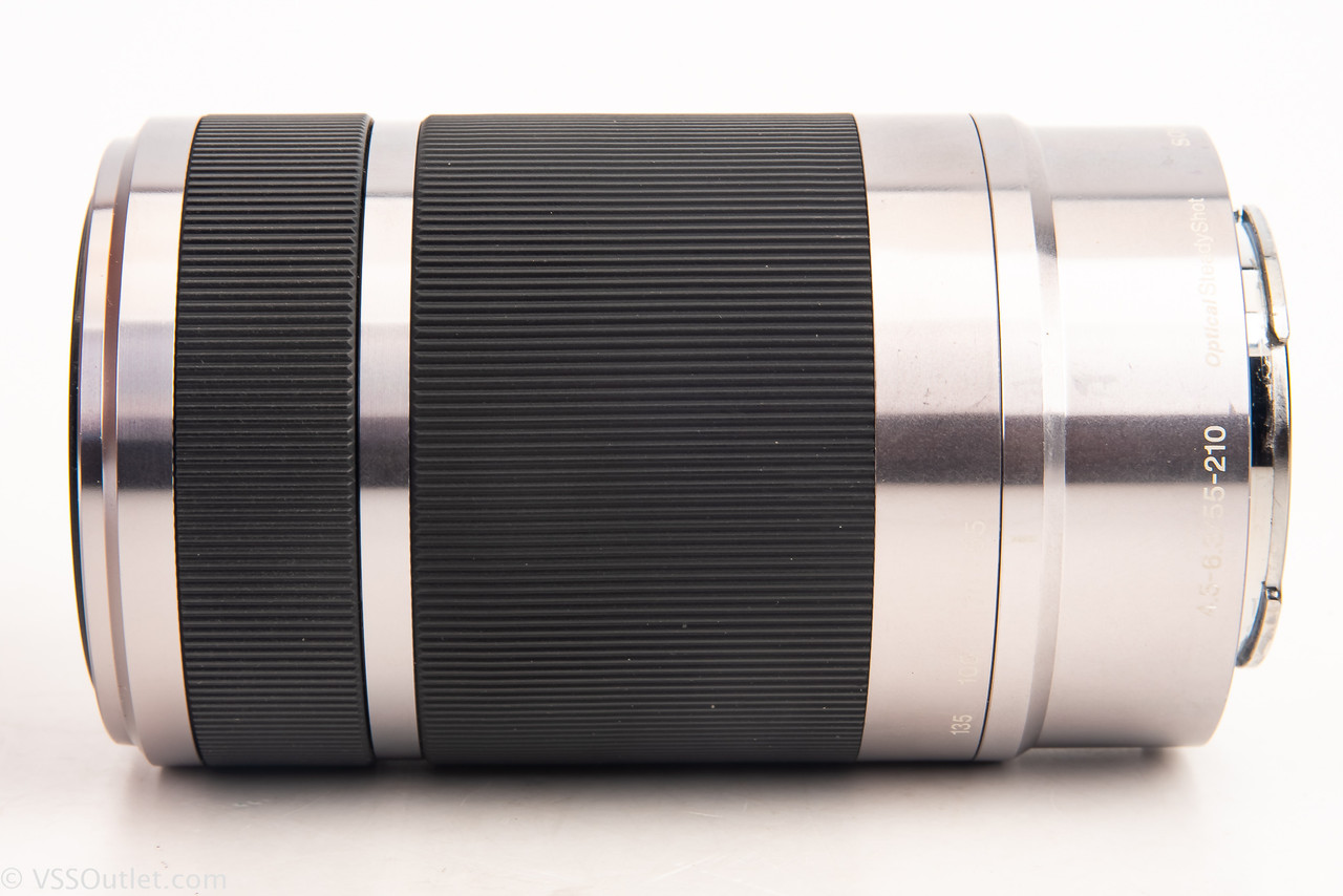 Sony E 55-210mm f/4.5~6.3 OSS Telephoto Zoom AF Lens Chrome