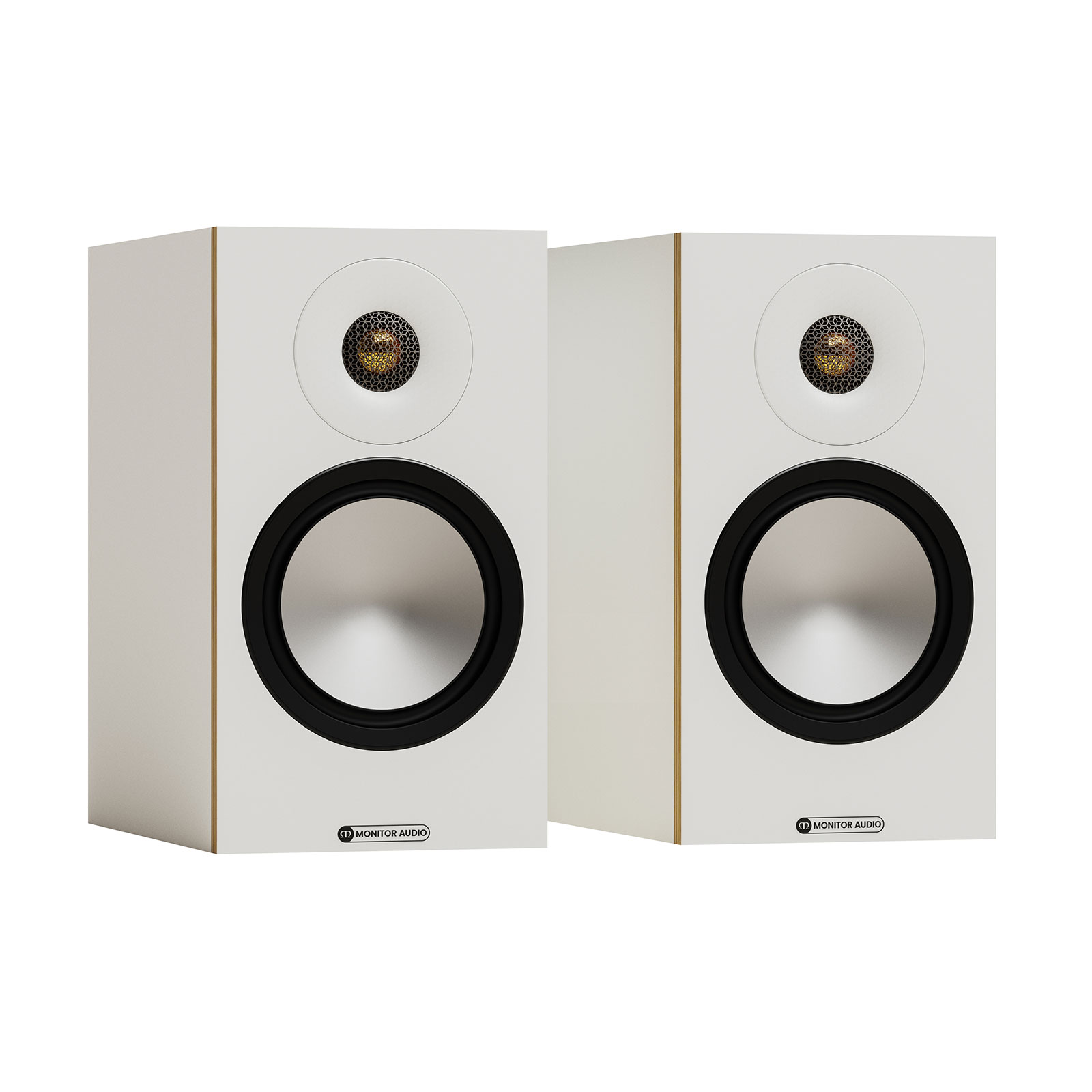 Monitor Audio Bronze 50 7G Bookshelf Speakers - White - Pair