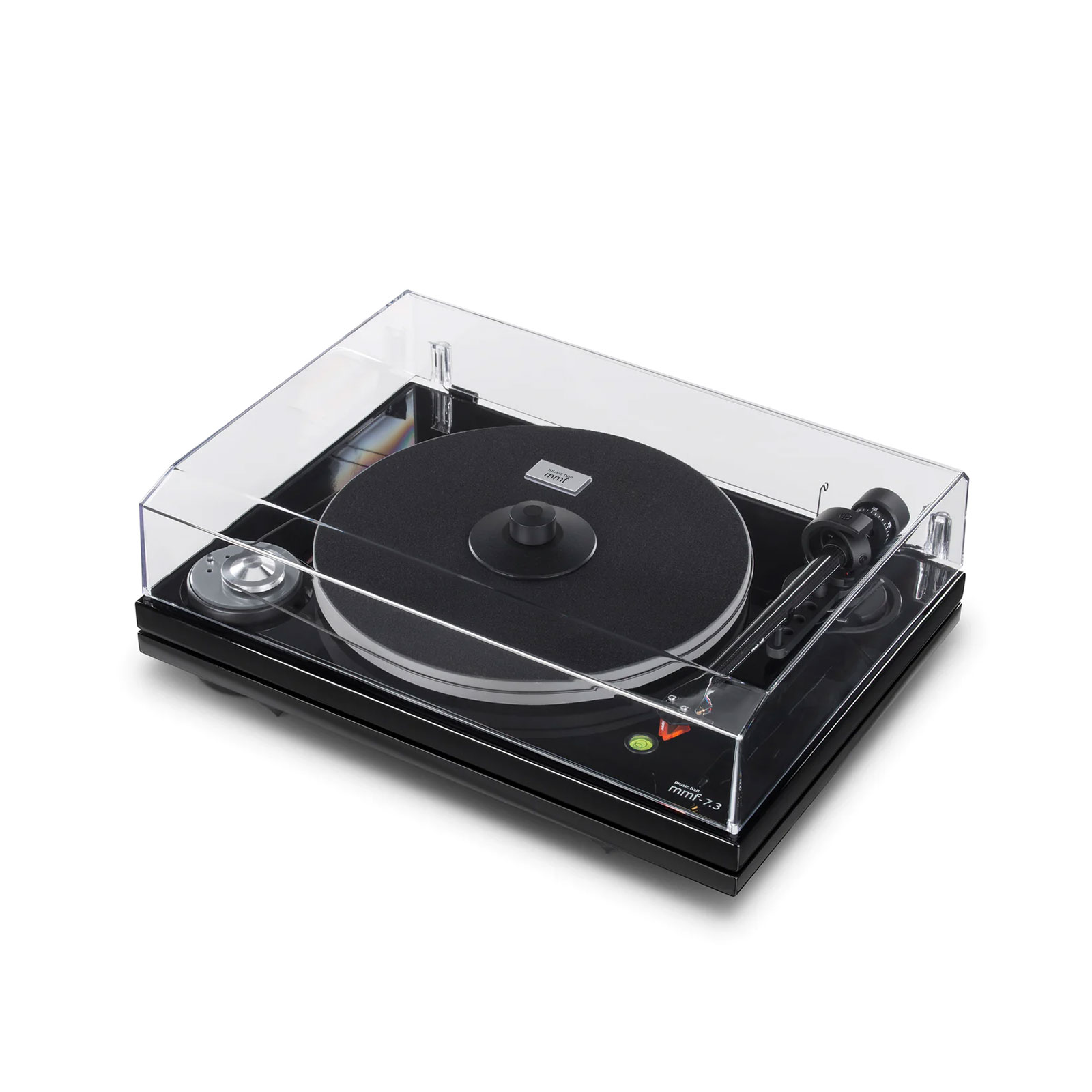 Music Hall MMF-7.3 Turntable - Gloss Black - Ortofon 2M Bronze