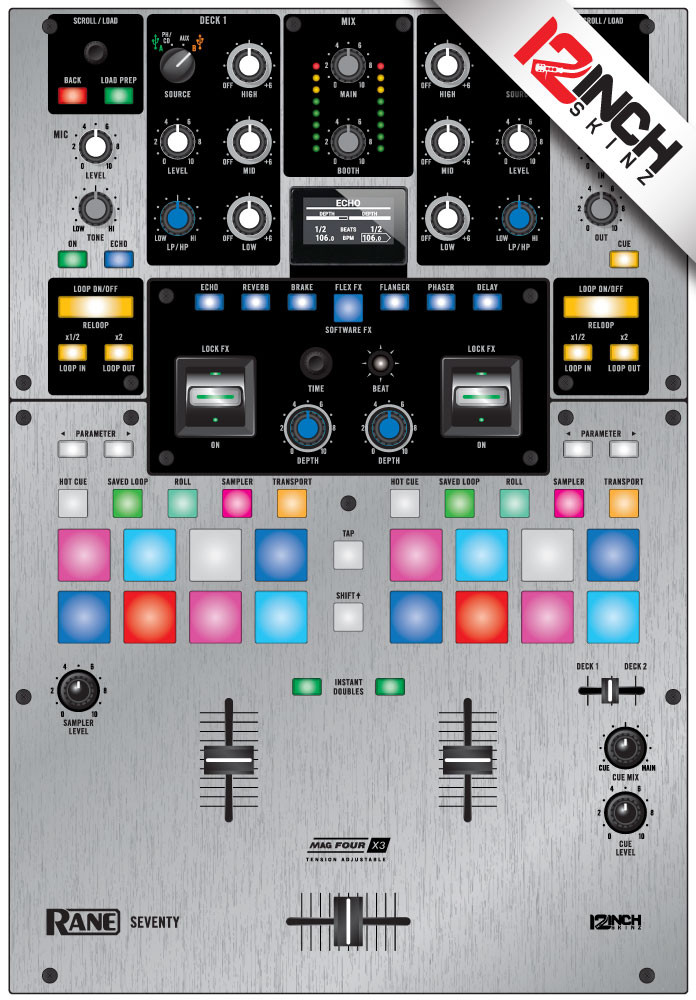 Rane Seventy Skinz - Metallics - 12inchSkinz