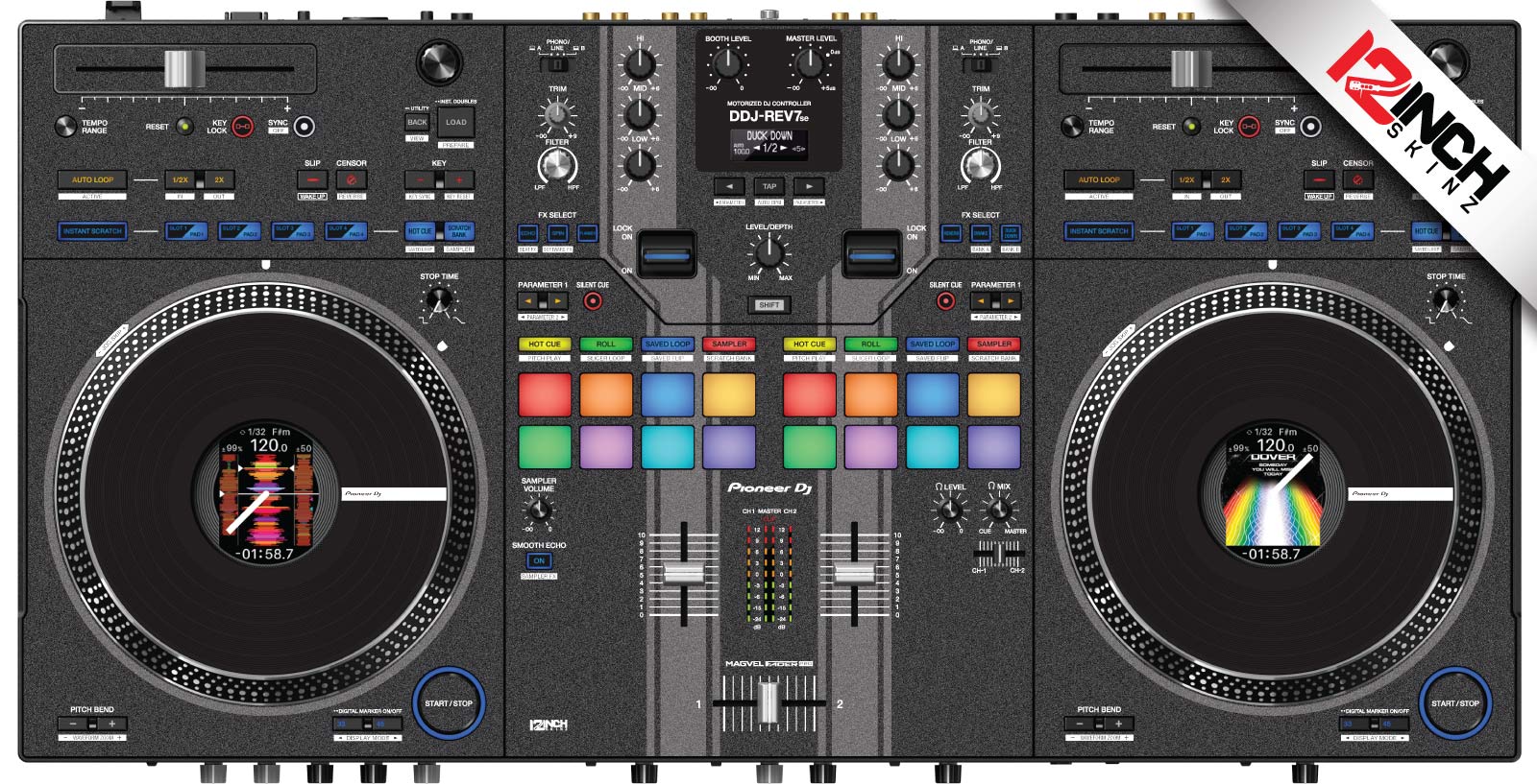 Pioneer DDJ-REV7 Skinz - Special Edition OEM - 12inchSkinz