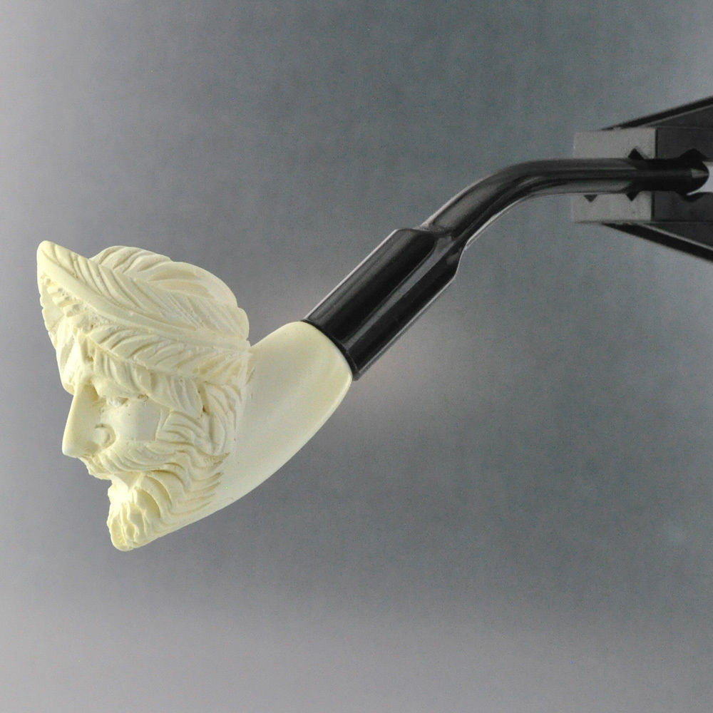 Paykoc Genuine Block Meerschaum Mini Zeus Pipe With Case M60049