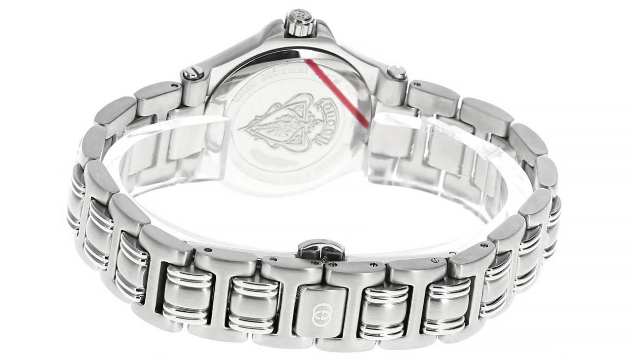 GUCCI G-Logo Quartz Stainless Steel BLK Dial Women's Watch 9040L