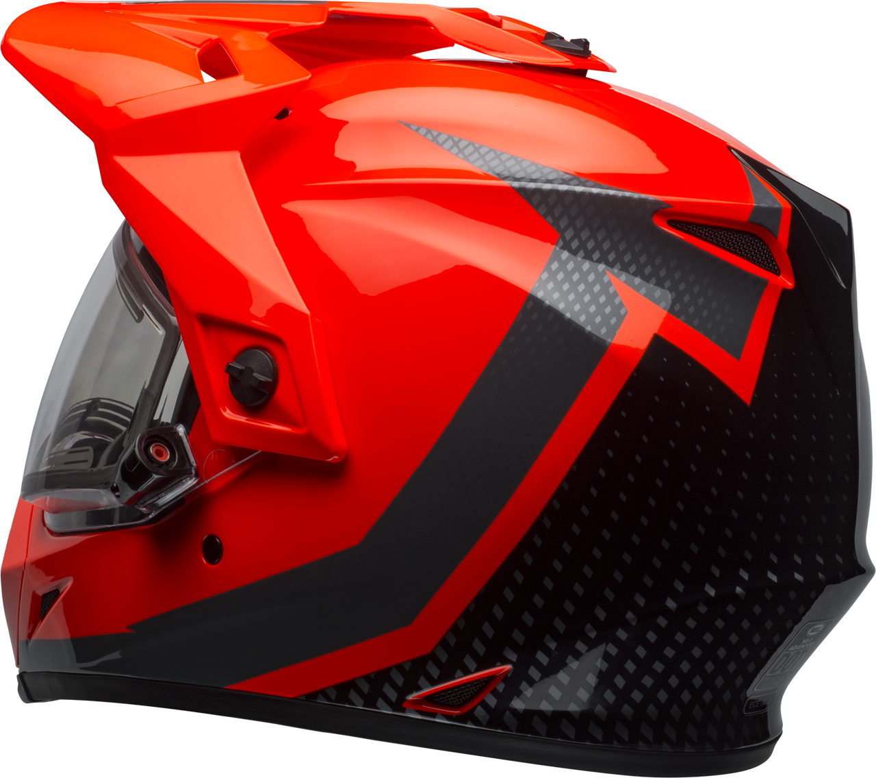 BELL MX-9 ADVENTURE SNOW W/ELECTRIC SHIELD SWITCHBACK REFLECT