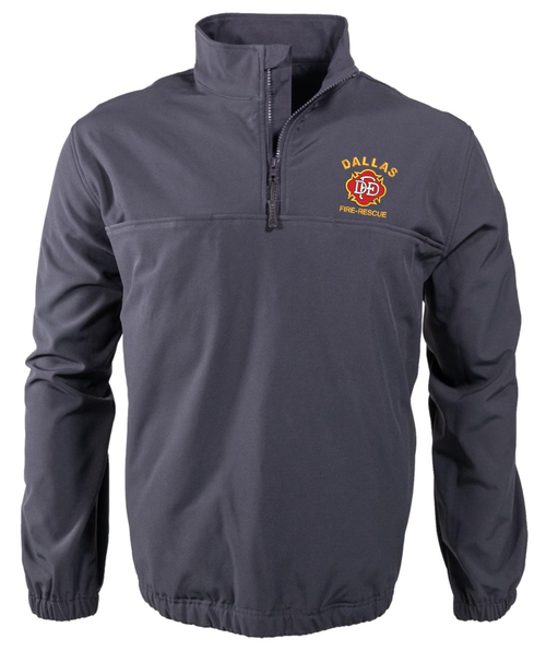 WATER RESISTANT SoftShell Quarterzip Job Shirt (DFR) - Combat