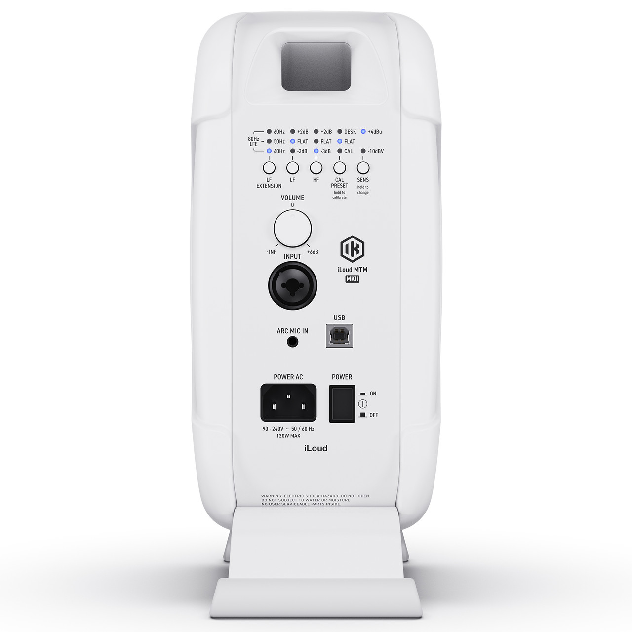 IK Multimedia iLoud MTM MKII Monitor (White) | FrontEndAudio.com