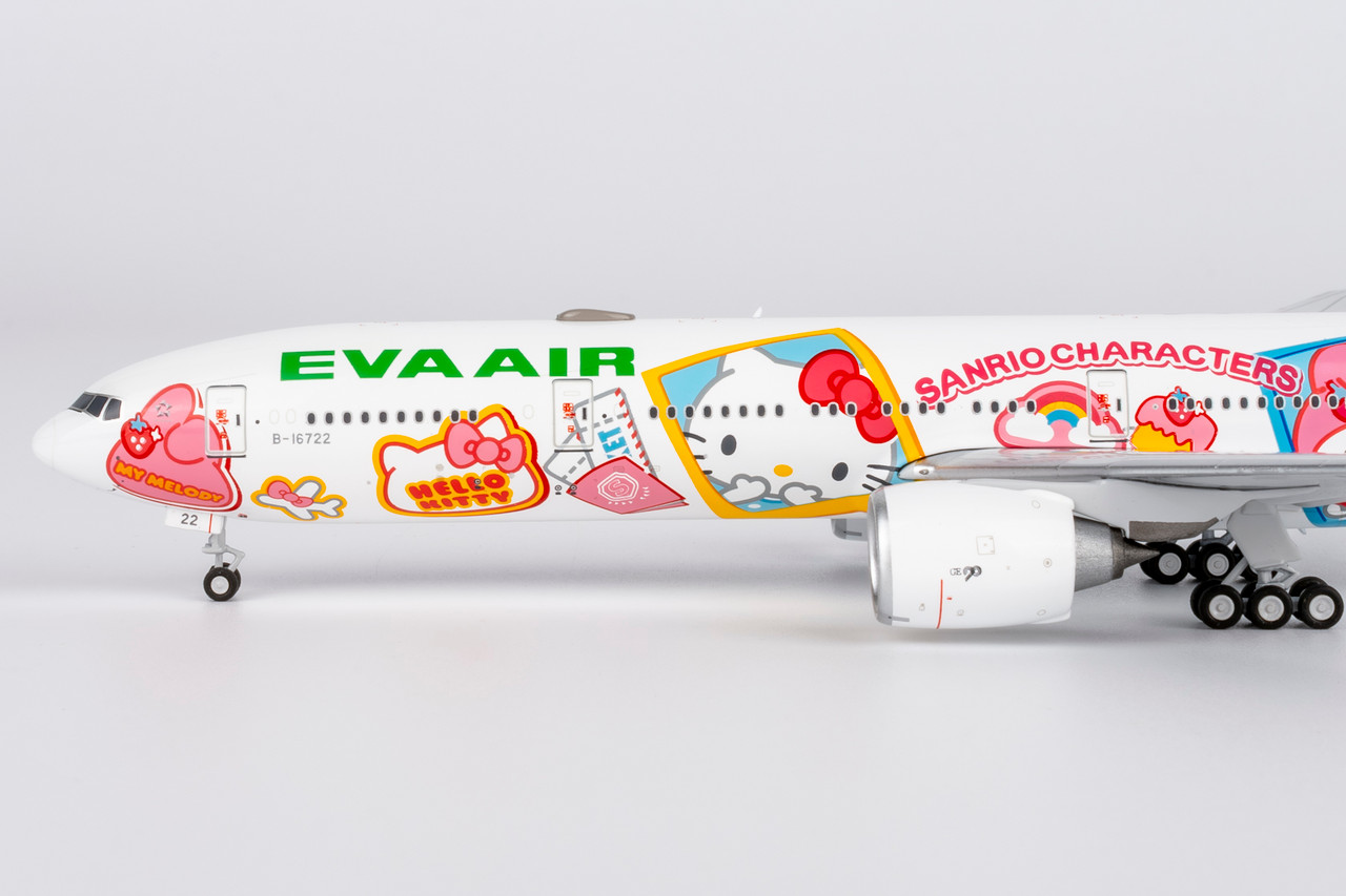 NG Model Eva Airways 777-300ER B-16722 Hello Kitty - Besties Jet