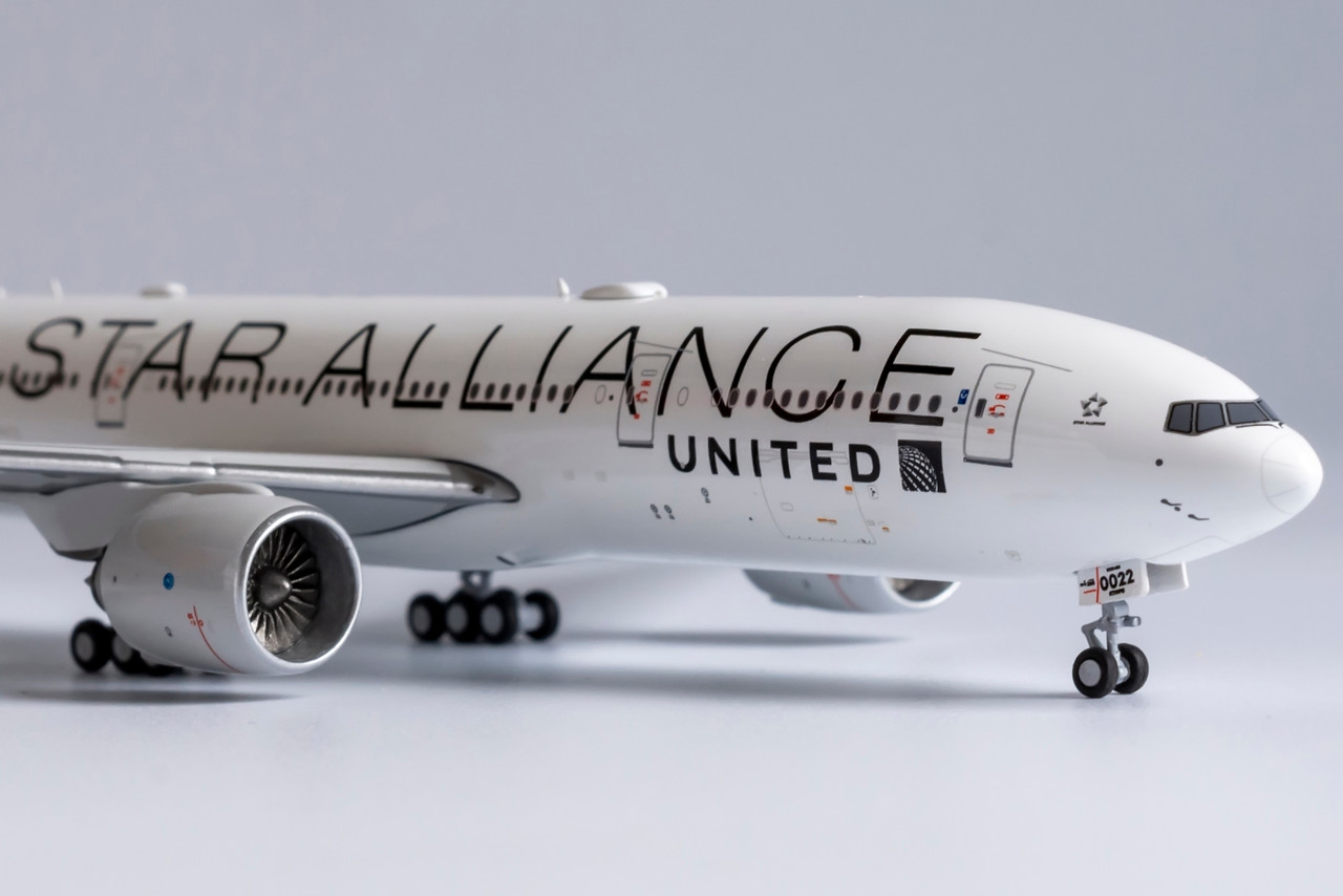 NG Model United Airlines Star Alliance 777-200ER N77022 72001 1:400
