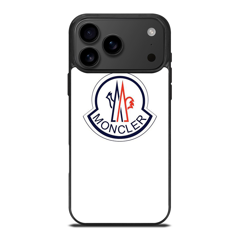 MONCLER LOGO WHITE iPhone 17 Pro Max Case Cover
