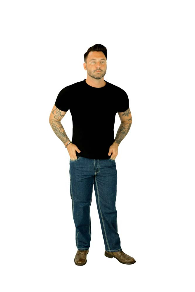 12oz Washed Ringspun Denim Dungaree Relaxed Fit