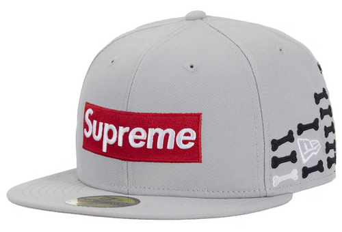 Supreme Jerseys Box Logo New Era Fitted Hat Black