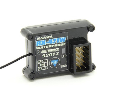 SANWA RX-482 2.4GHz 4-Channel FHSS-4 SSL Receiver w/Internal