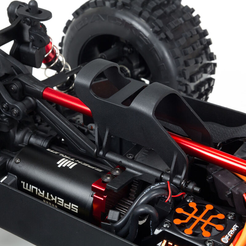 Arrma 1/8 NOTORIOUS 6S V5 4WD BLX Stunt Truck with Spektrum Firma