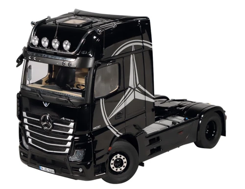 1/18 NZG Mercedes-Benz Actros L (Black) Diecast Car Model