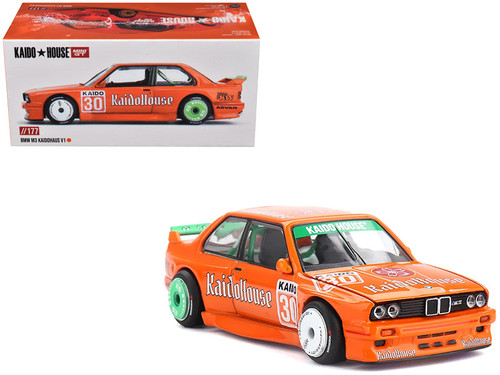 1/64 Kaido House BMW M3 E30 #30 KaidoHaus V1 (Orange) Diecast Car