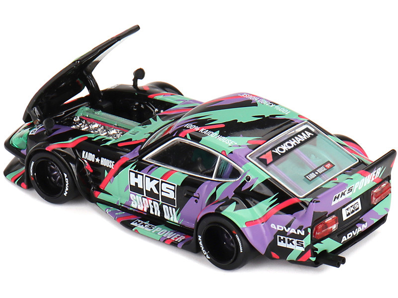 1/64 Kaido House x Mini GT Nissan Fairlady Z HKS Diecast Car Model