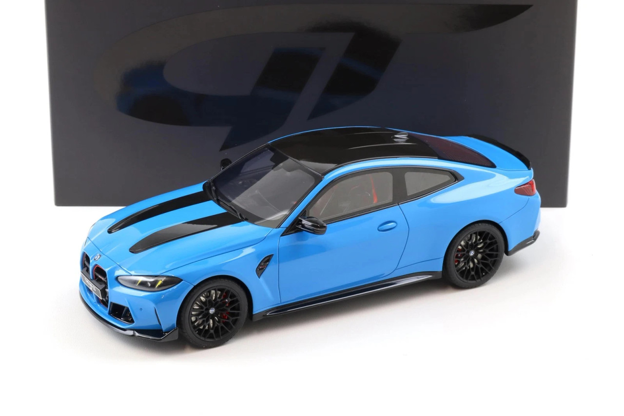 1/18 GT Spirit 2024 BMW M4 CS G82 (Riviera Blue) Car Model