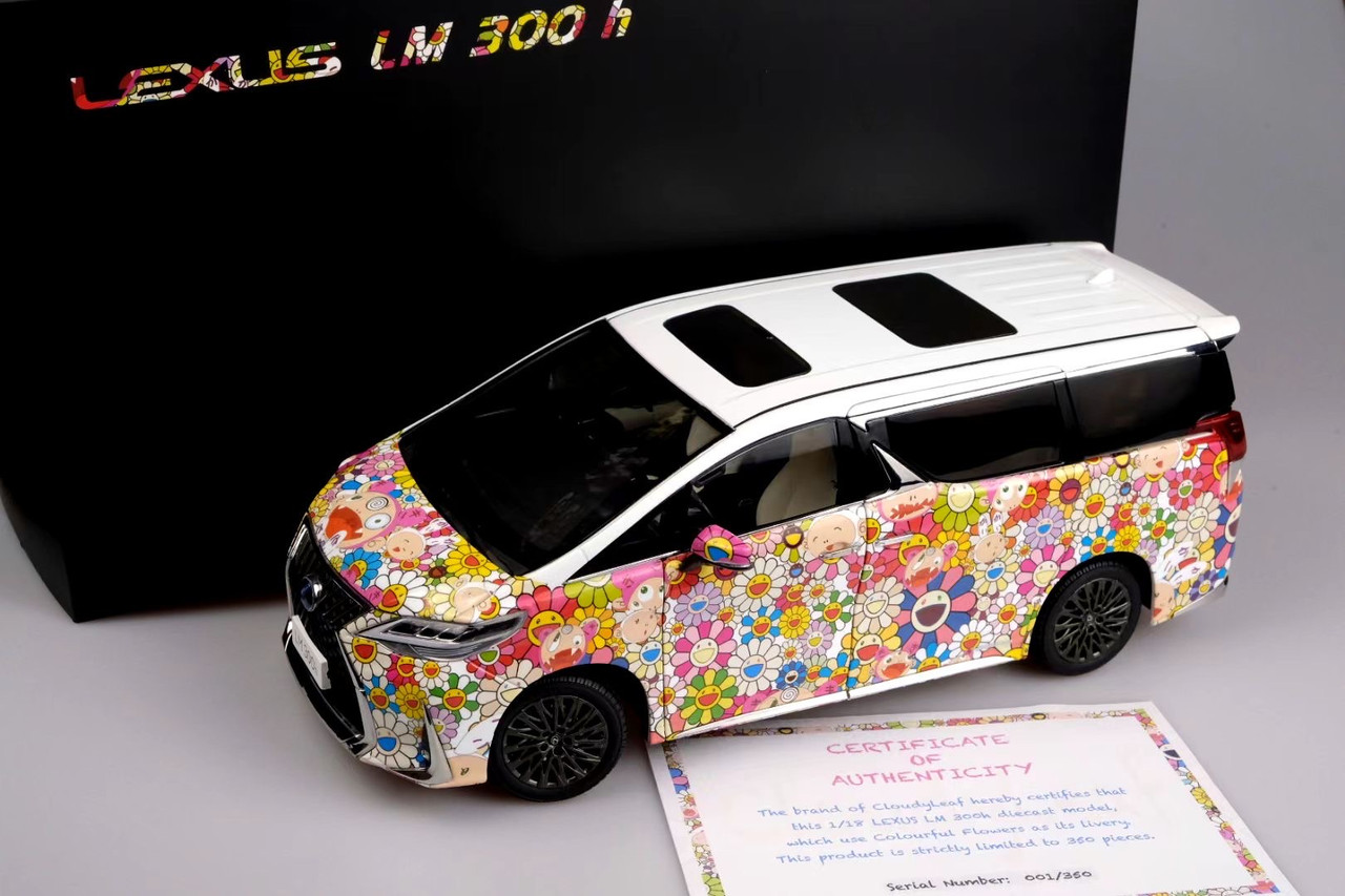1/18 Lexus LM LM300h Minivan Sunflower Edition Diecast Car Model