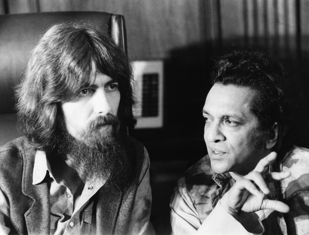 Former Beatle George Harrison And Indian Musician Ravi Shankar