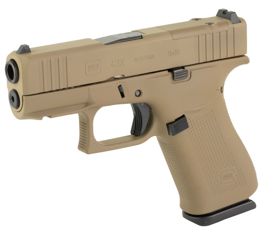 GLOCK 43X MOS 9MM PISTOL + HOLOSUN HS407K-X2 OPTIC 10 ROUNDS 2