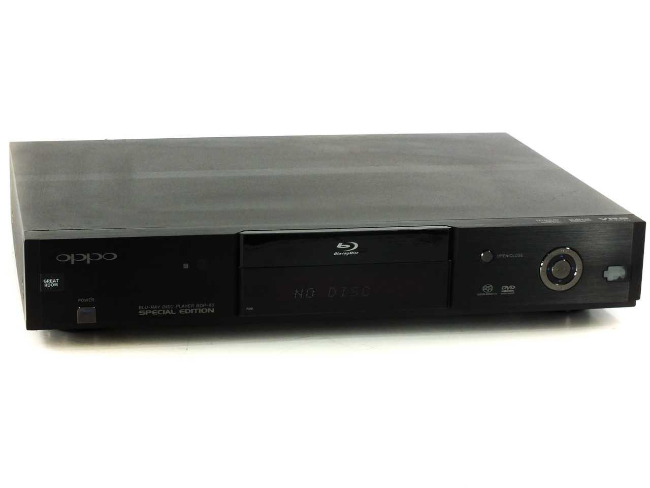 Oppo BDP-83 Blu-ray Disc Player with SACD, DVD-Audio - Reading