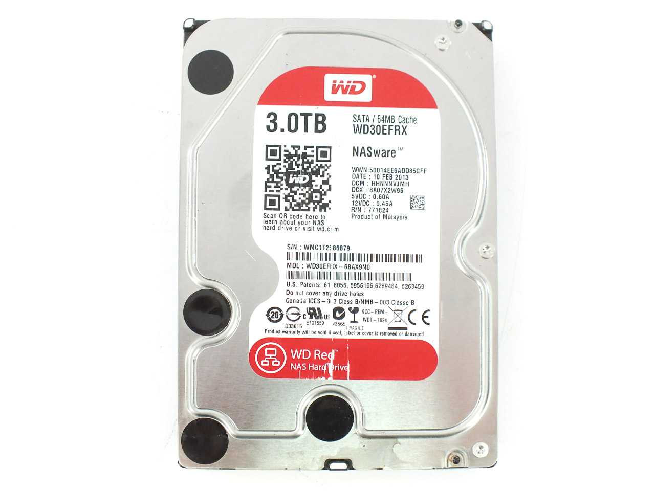正常判定】WD Green 内蔵型HDD 3TB WD30EZRX✕2台セット 正常判定】WD