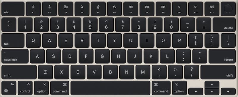 Apple M2 MacBook Air Laptop Keyboard Keys Replacement