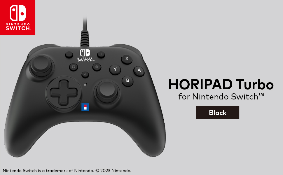 HORIPAD Turbo (Black) for Nintendo Switch™ - HORI USA