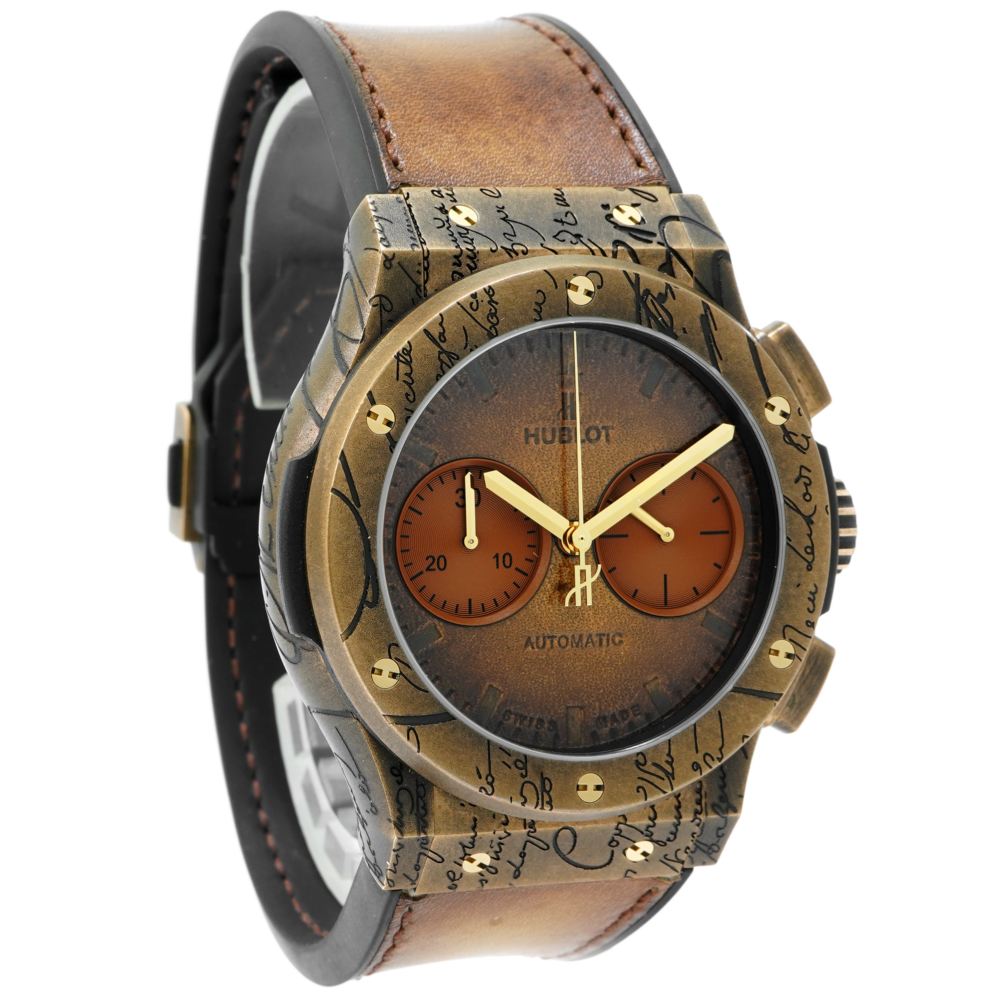Hublot Classic Fusion Berluti Brown Dial - Inventory 6475 *ON HOLD