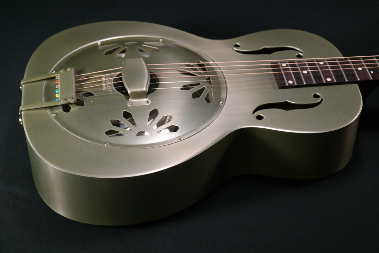 Gretsch G9201 Honey Dipper Round-Neck Brass Body Resonator Guitar
