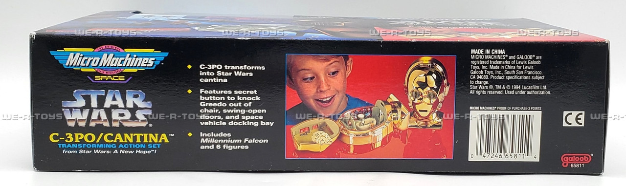 The Original MicroMachines Star Wars C-3PO/Cantina Action Set 1994