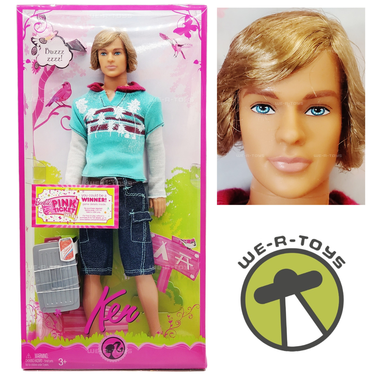 Barbie Camping Family Ken Doll 2008 Mattel P6711 NEW - We-R-Toys