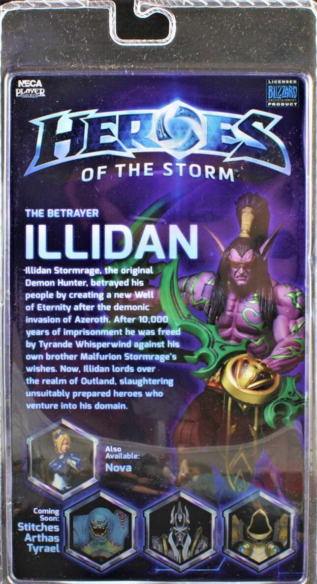 NECA Heroes of The Storm The Betrayer Illidan Stormrage Action