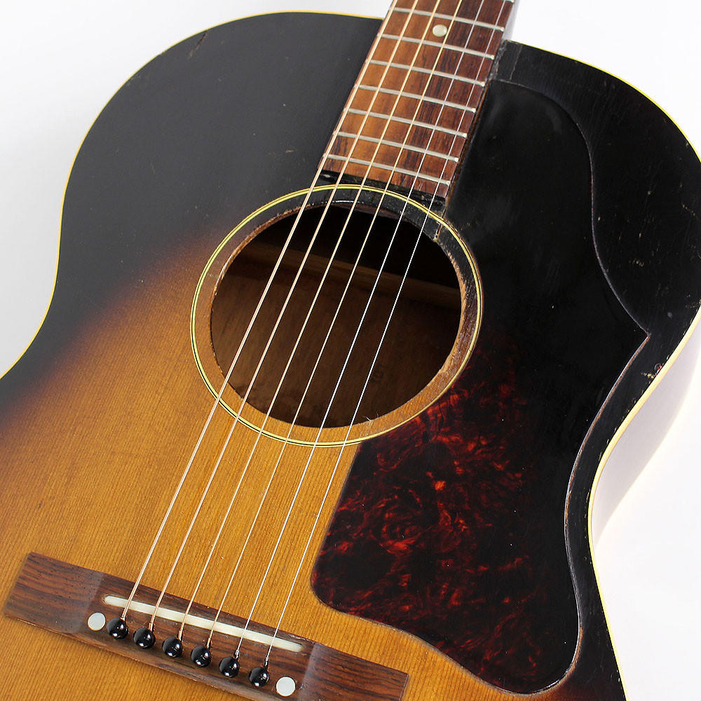 Vintage 1957 Gibson LG-1 Acoustic Guitar Sunburst Finish | Cream