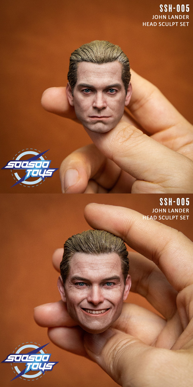 Soosootoys SSH-005 1/6 John Lander head sculpt duo set (in stock)