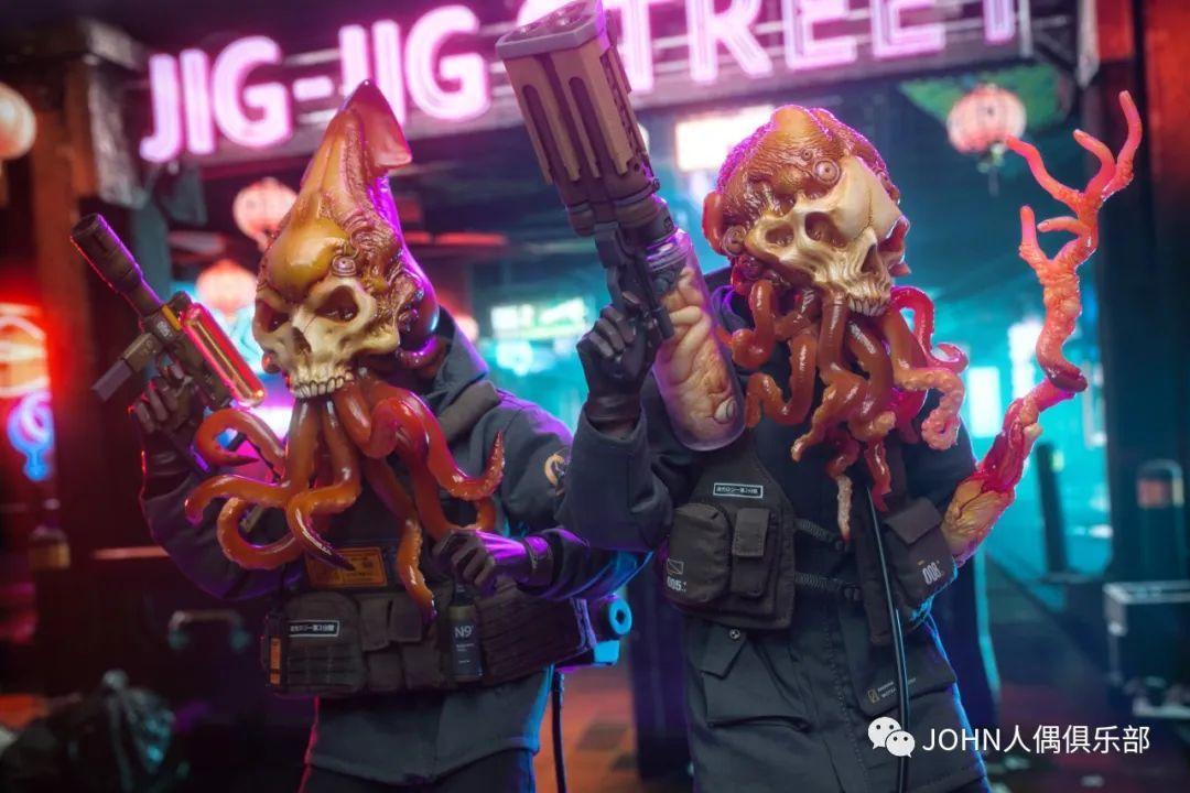 Black 13 Park Ghost Octopus Brothers & Cephalopod Girl