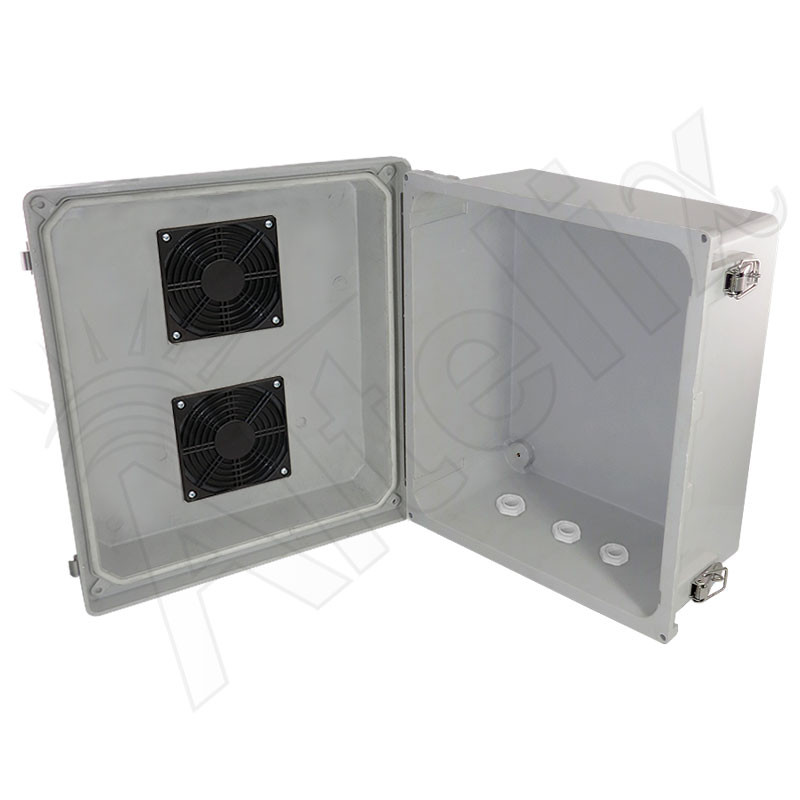Altelix 14x12x8 Fiberglass Weatherproof Vented NEMA Enclosure