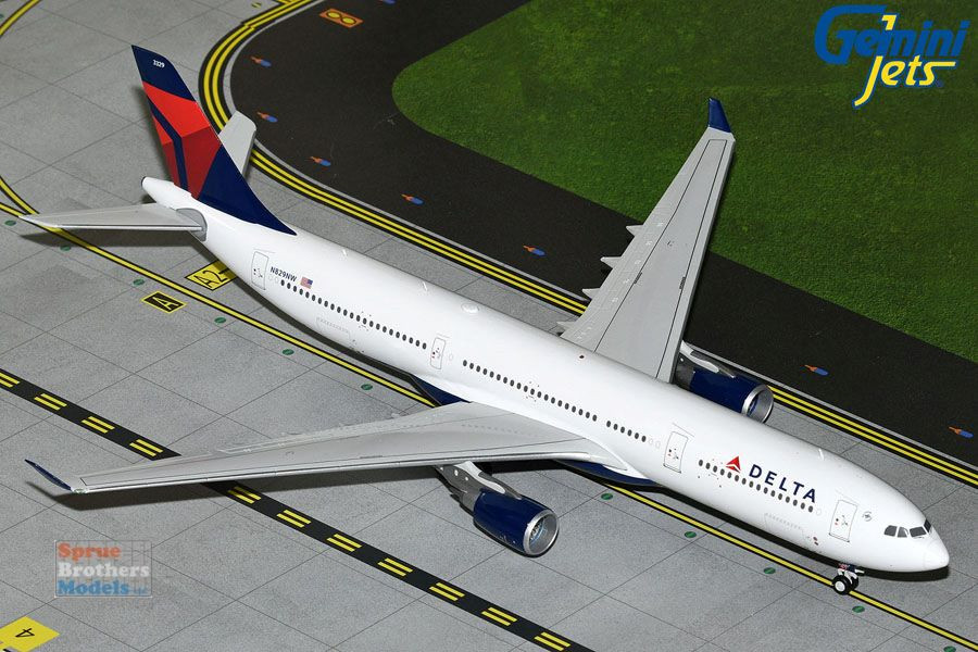 GEMG21119 1:200 Gemini Jets Delta Airlines Airbus A330-300 Reg