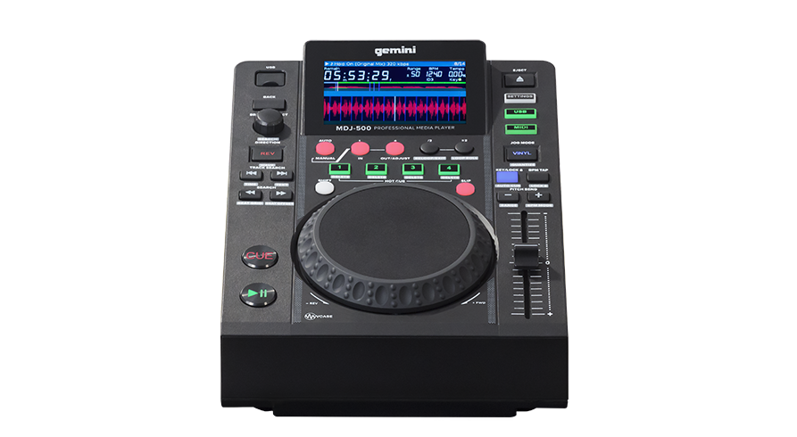 Gemini MDJ-500 Professional USB Media Player - Phantom Dynamics