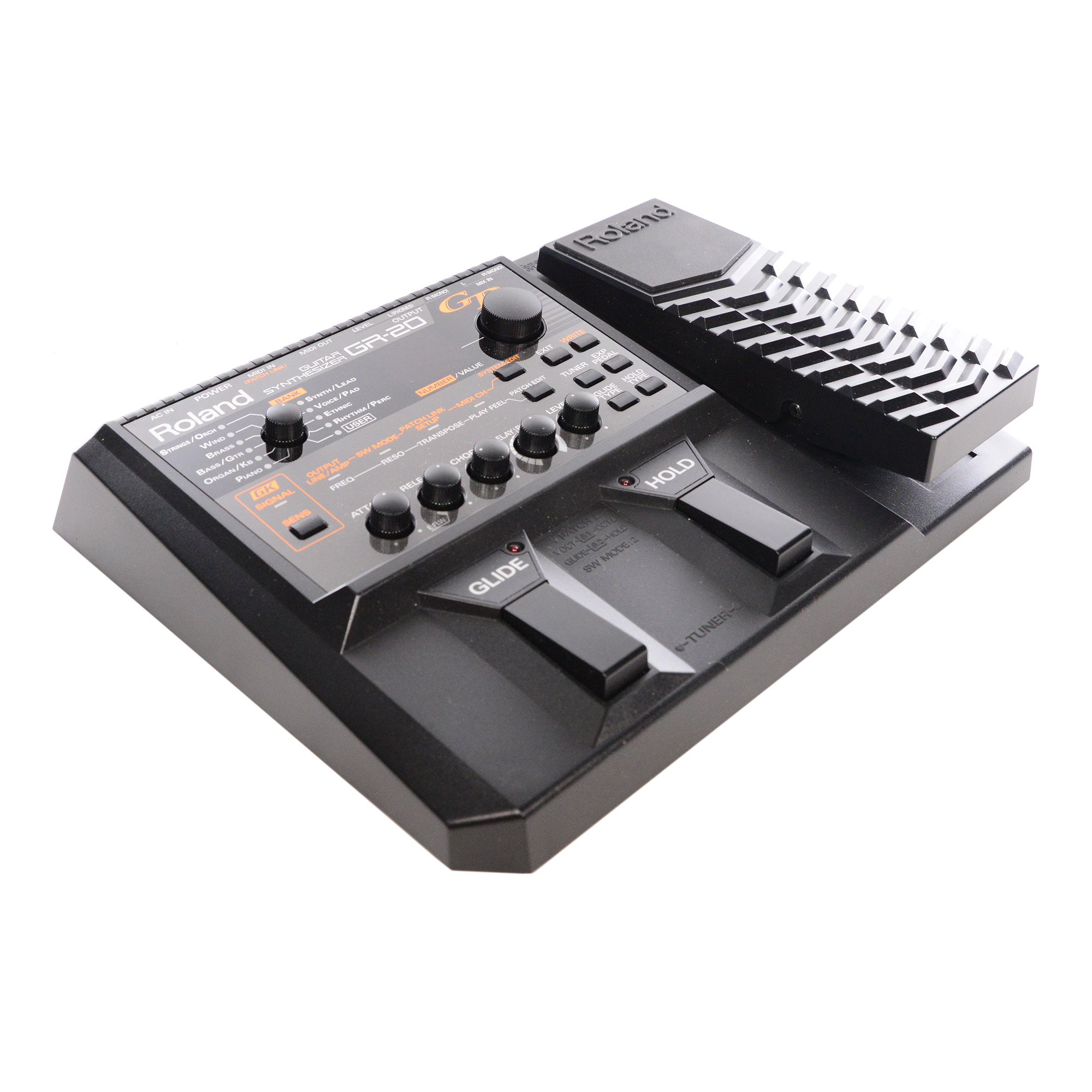 Roland GR-20 Guitar Synthesizer Pedal w/Case USED - The Music Den