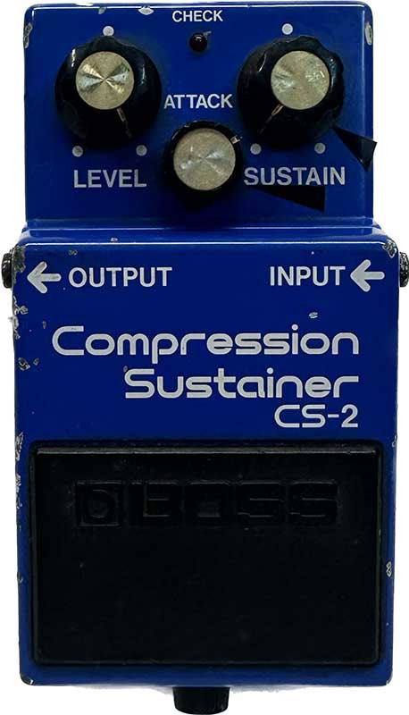 Boss CS2 CS-2 Compressions Sustainer Guitar effect pedal made in