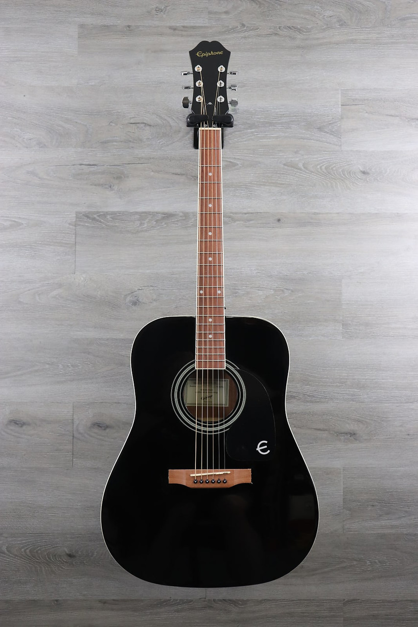 Epiphone Songmaker DR-100 Ebony - K&S Music Center LLC